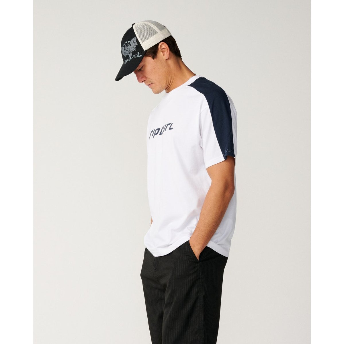 T-shirt Loose Archive Up Top PANEL white, RIP CURL