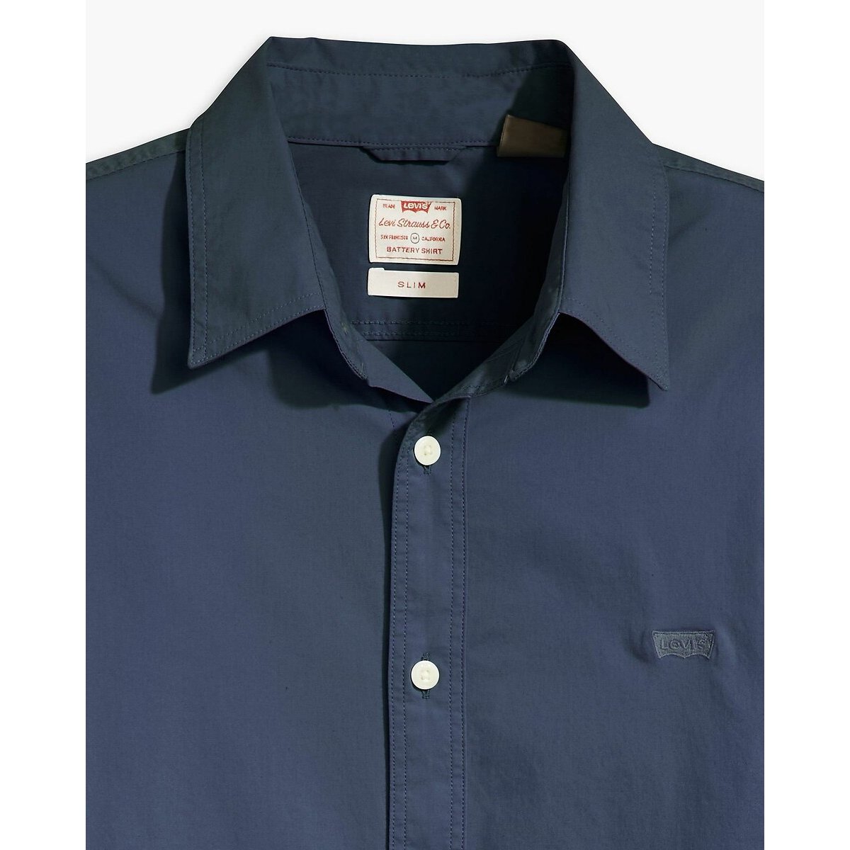 Chemise slim popeline bleu marine, LEVI'S