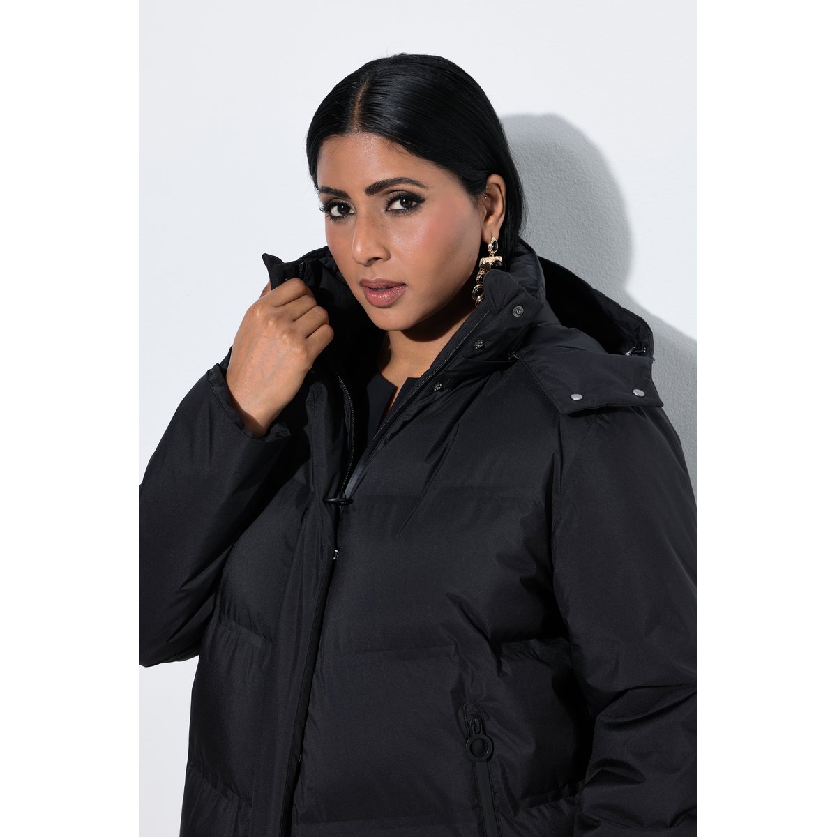 Manteau matelassé technique Sympatex noir, ULLA POPKEN