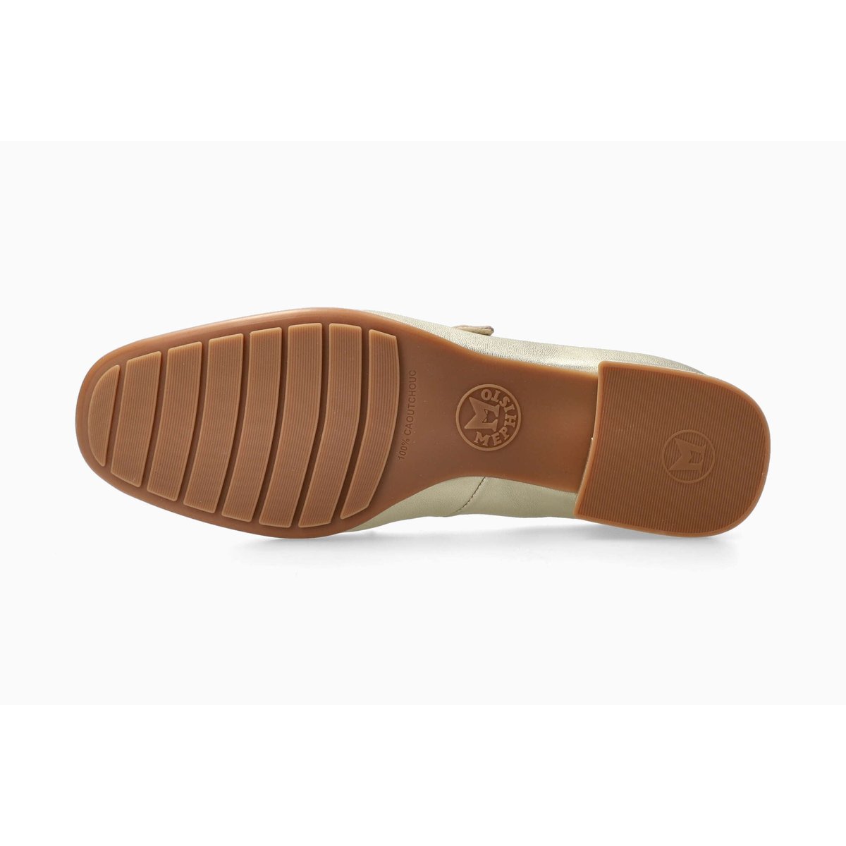 Ballerines en cuir JAZIE jaune gold p5149339, MEPHISTO