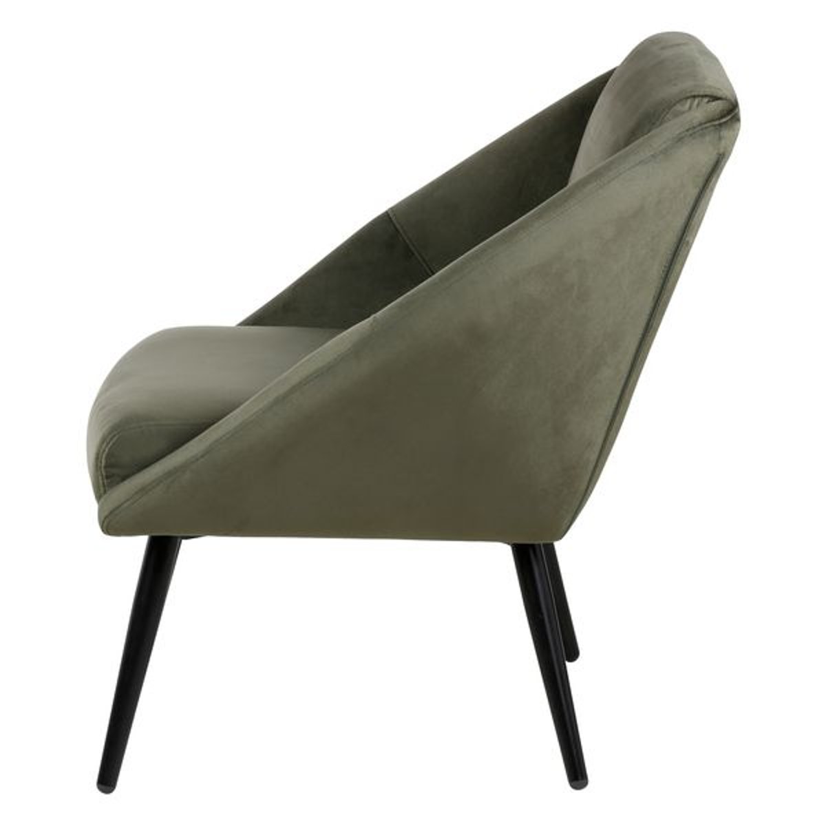 Fauteuil velours vert foncé, ZAGO