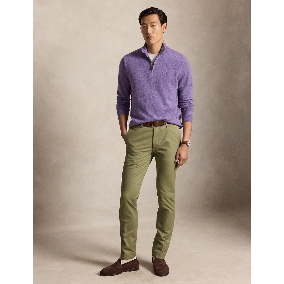 Greenwich slim fit chinos sage green, POLO RALPH LAUREN