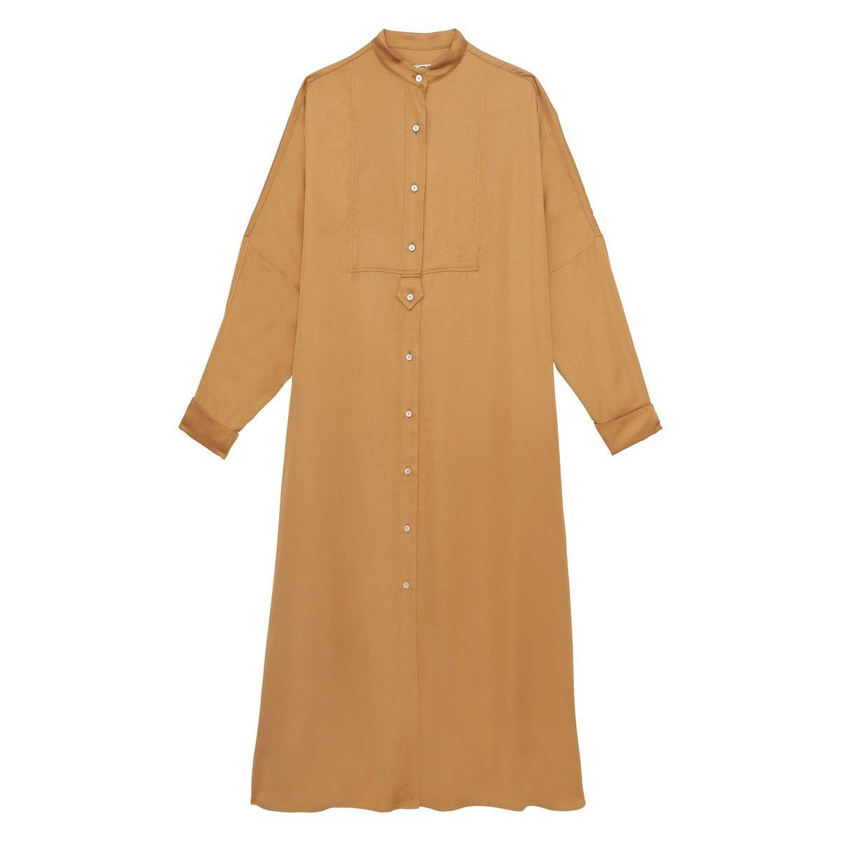 Robe Boy en viscose mélangée camel camel, INES DE LA FRESSANGE PARIS