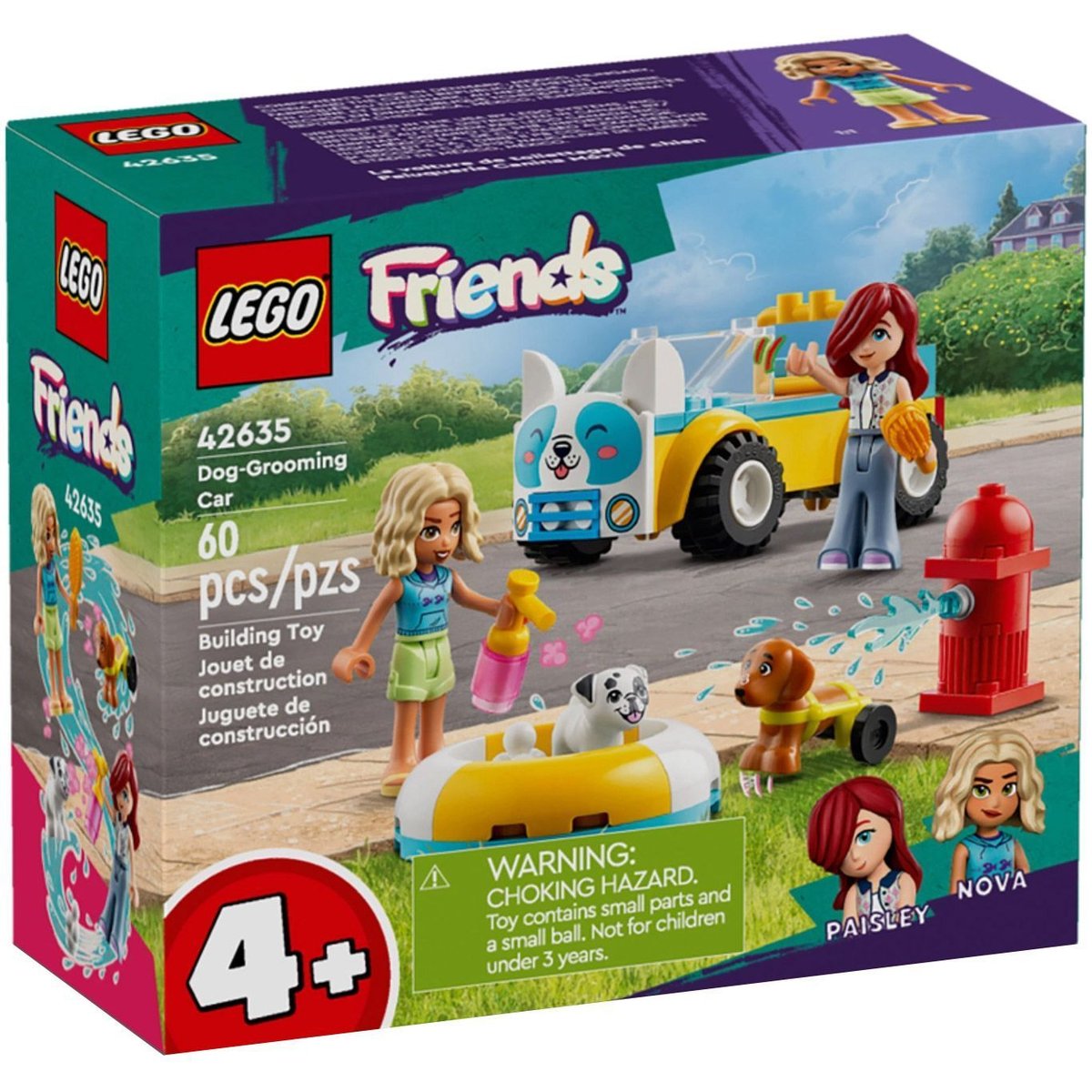 LEGO Friends - La voiture de toilettage canin - 42635 multicolore, LEGO