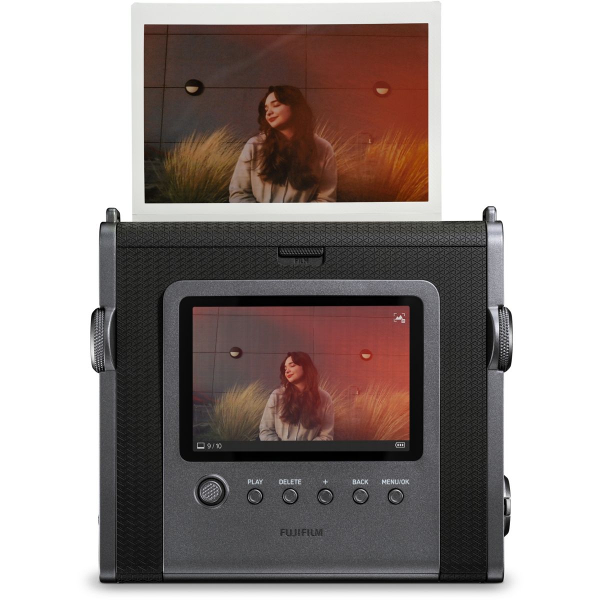 Appareil photo Instantané INSTAX WIDE EVO BLACK couleur unique, FUJIFILM