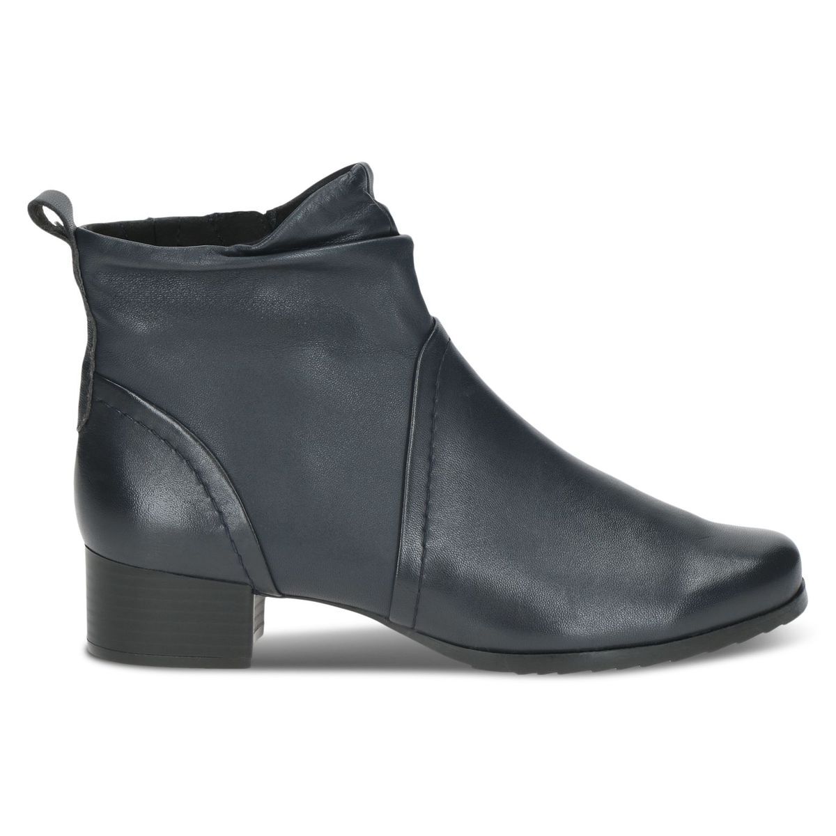 Bottine en cuir bleu océan nappa, CAPRICE