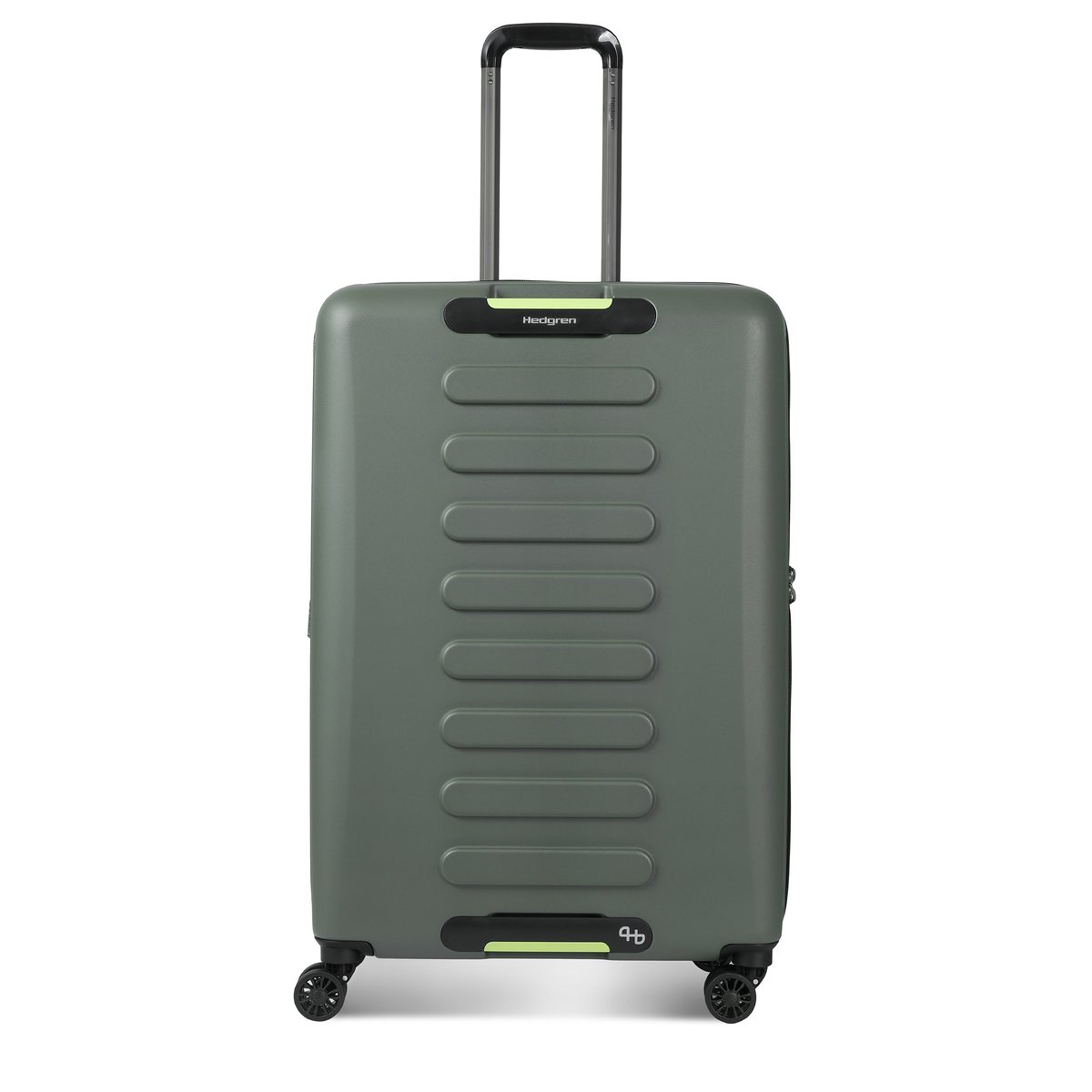 Valise soute rigide grand volume extensible sécurisée olive, HEDGREN