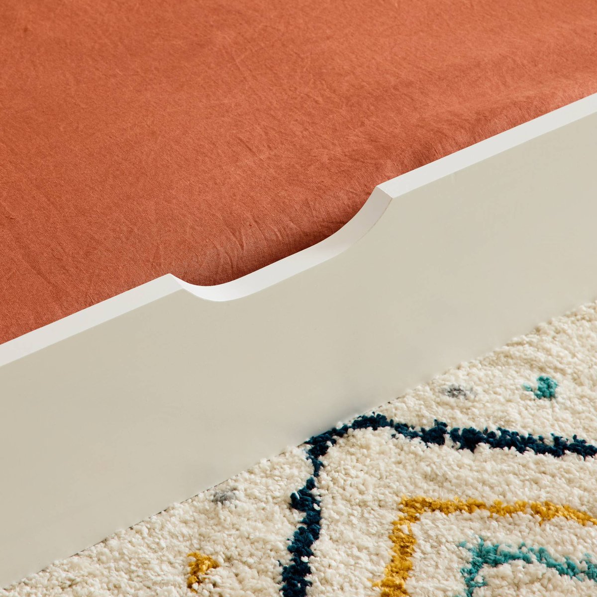 Tiroir lit enfant bois de pin TIROIR LIT 190X94 CM blanc, SWEEEK