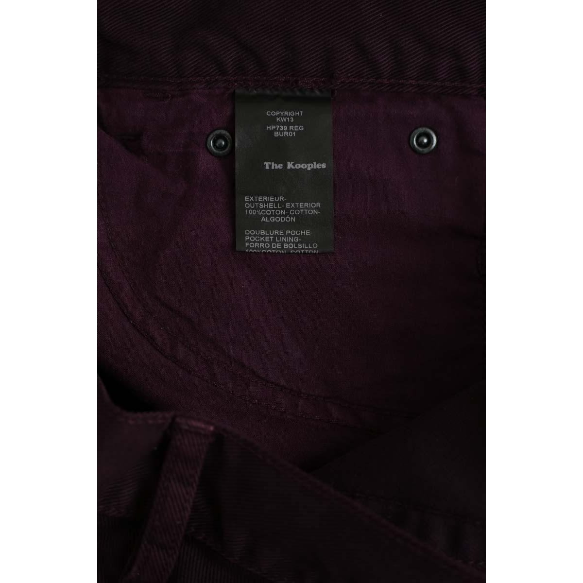 Jean droit - Très Bon État violet, THE KOOPLES