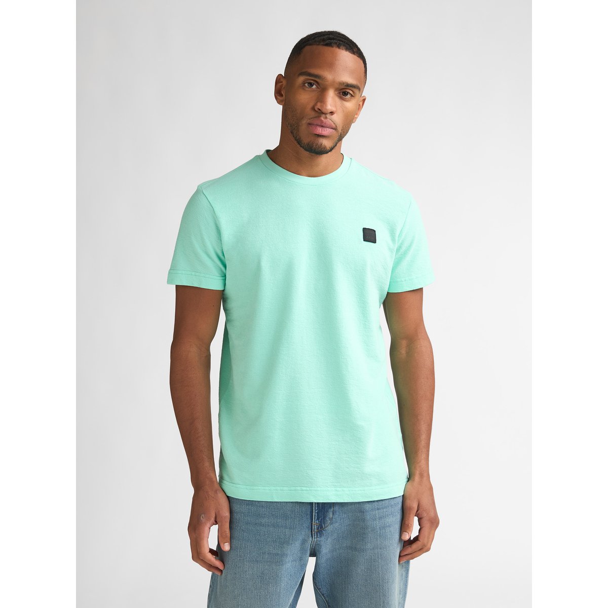 T-shirt en jersey pulsar vert green aqua, PETROL INDUSTRIES