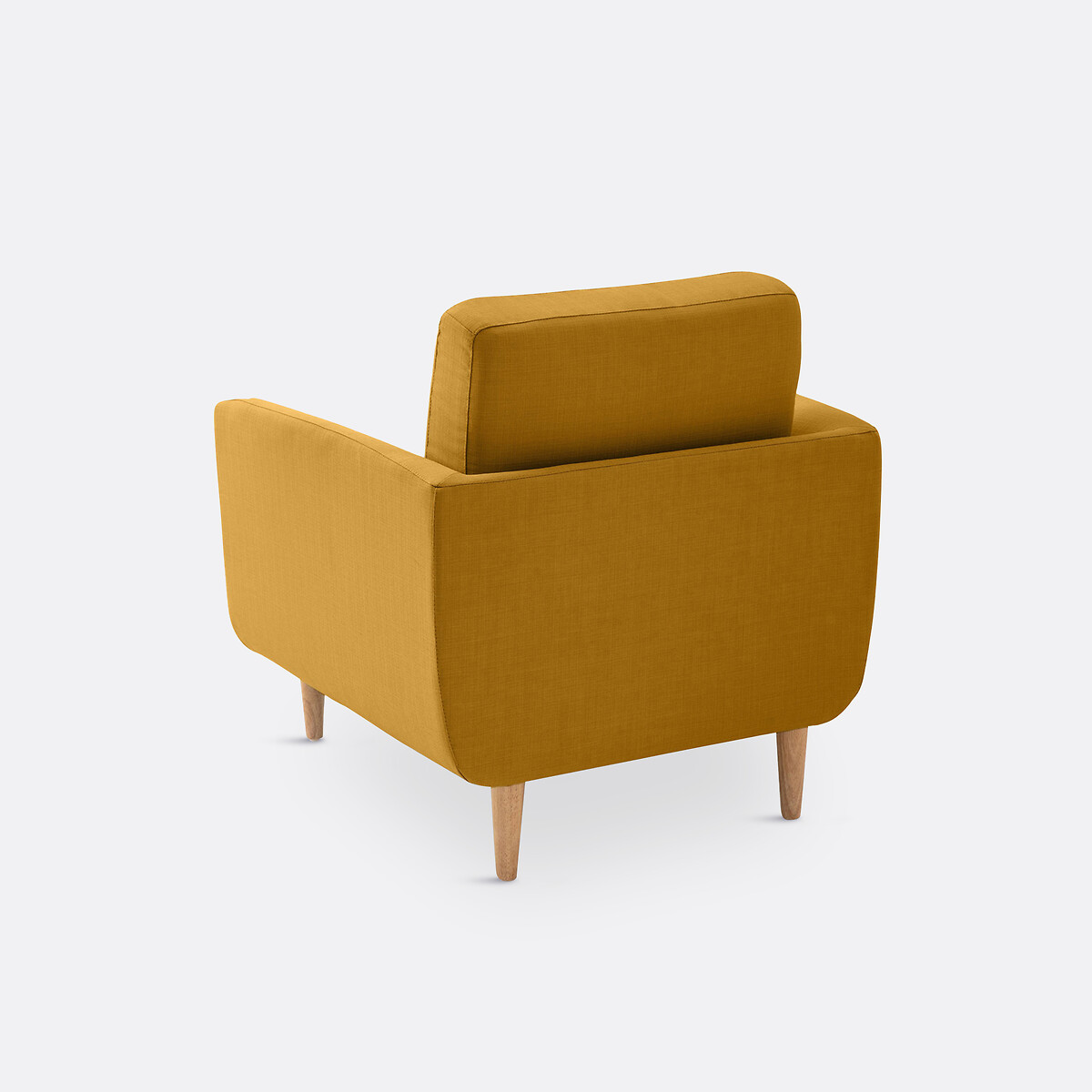 Sillón de poliéster/algodón, Jimi mostaza, LA REDOUTE INTERIEURS