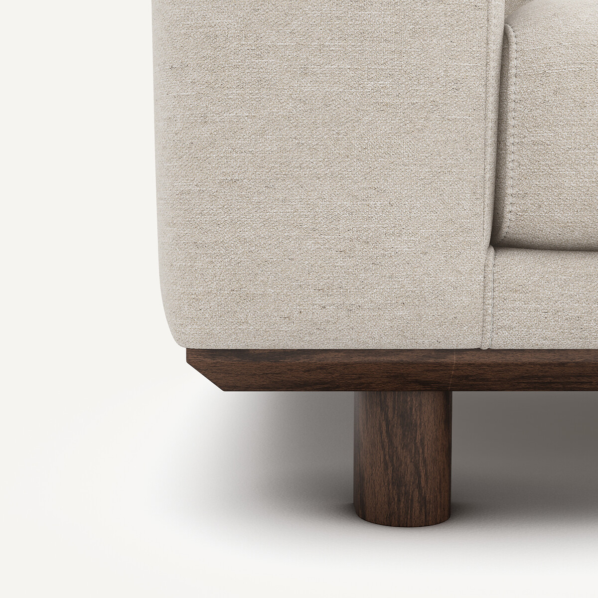 3- oder 4-Sitzer-Sofa, aus meliertem Canvas, CEREA elfenbein, AM.PM