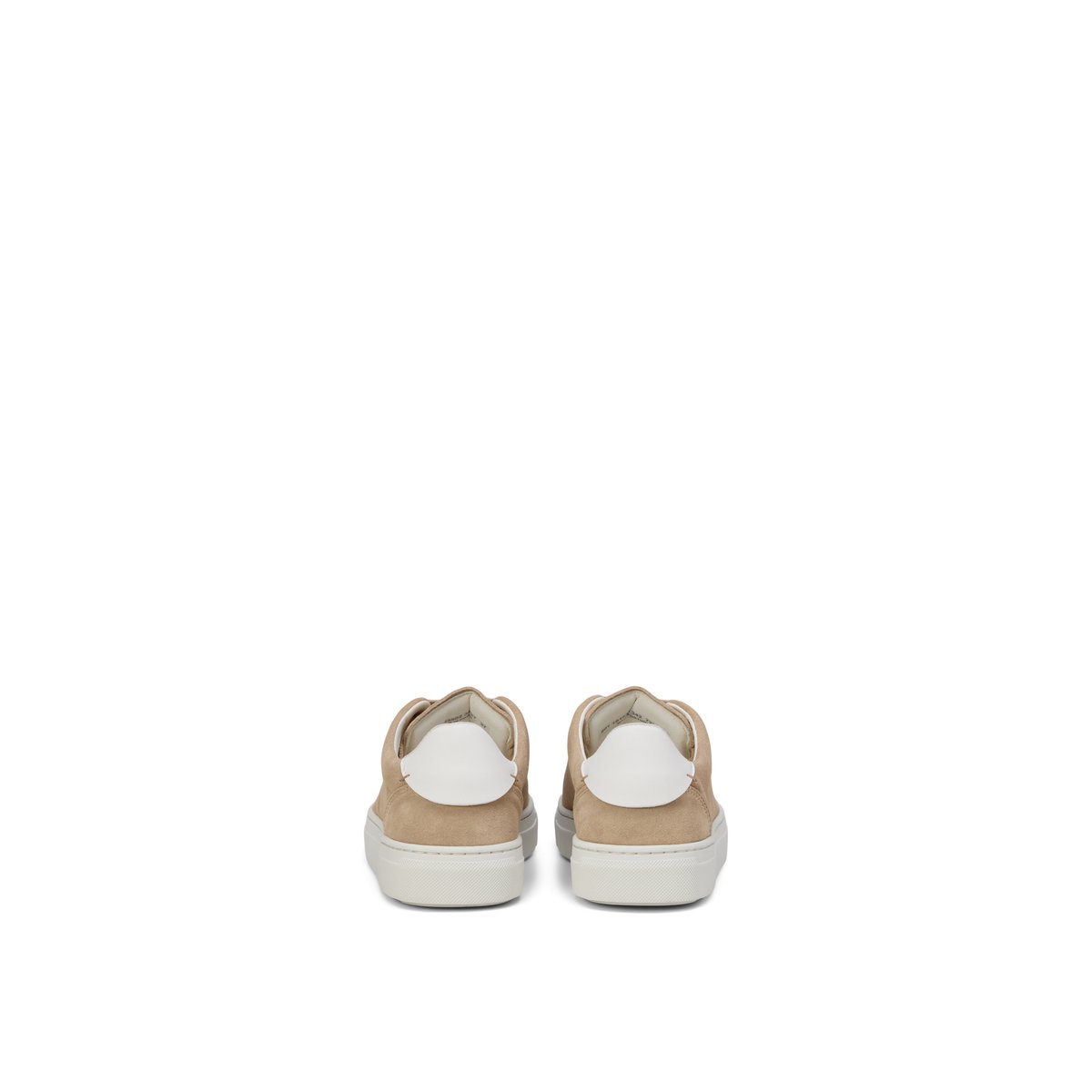 Baskets à semelles cuvette modèle Alfa en cuir nappa lisse marron, MARC O'POLO