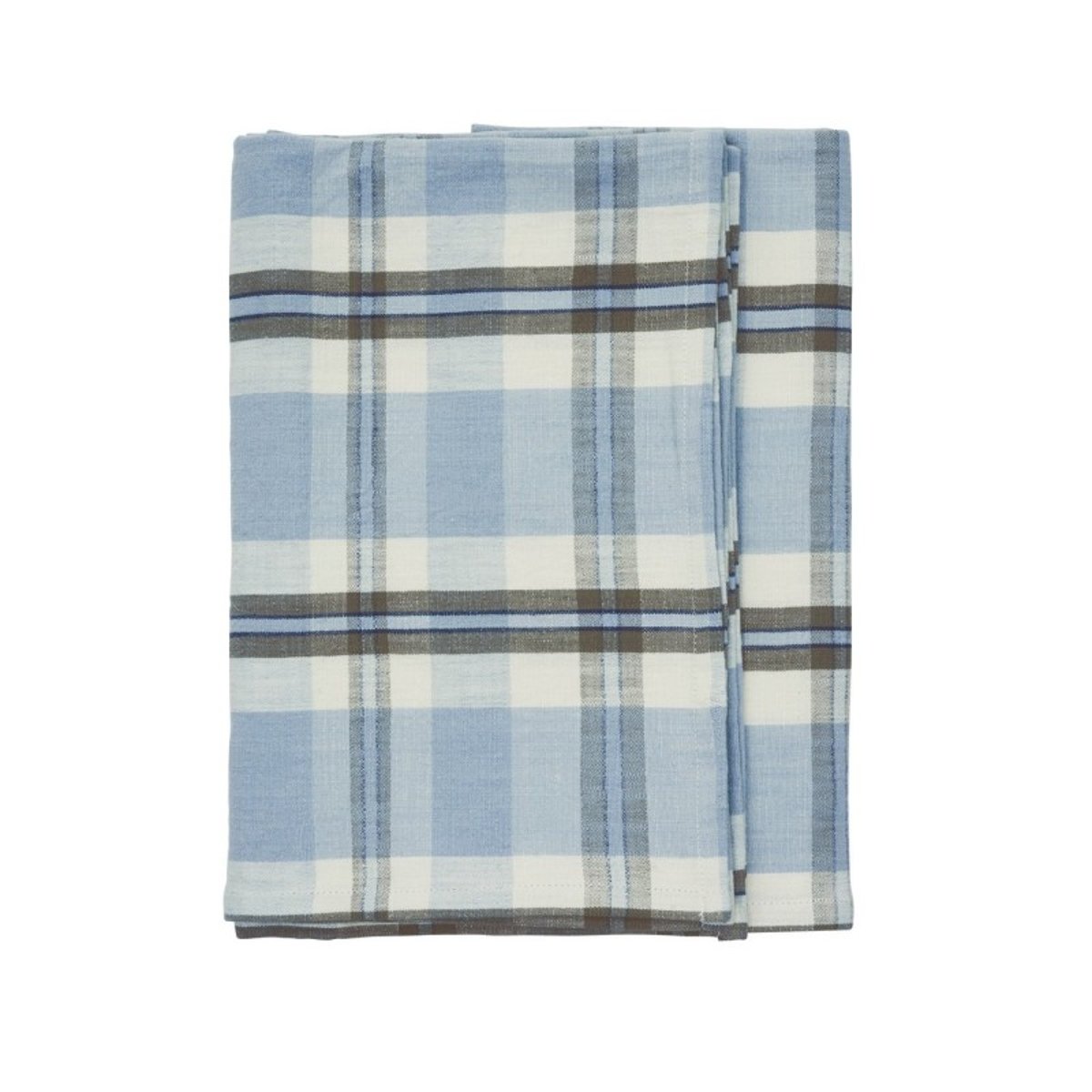 Nappe à carreaux coton bleu clair, MADAM STOLTZ
