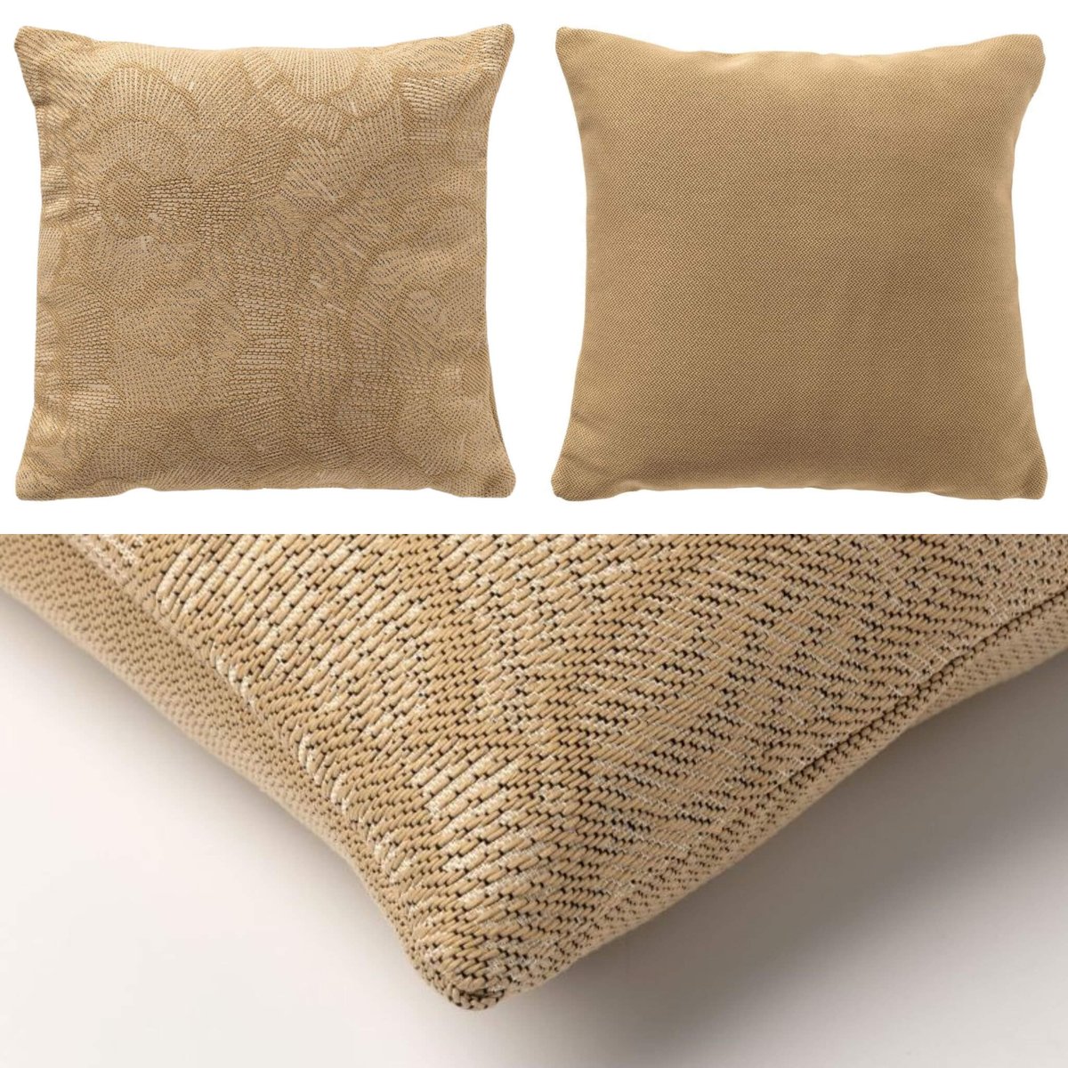Coussins Secret Oasis (Lot de 3) vert, DUTCH DECOR
