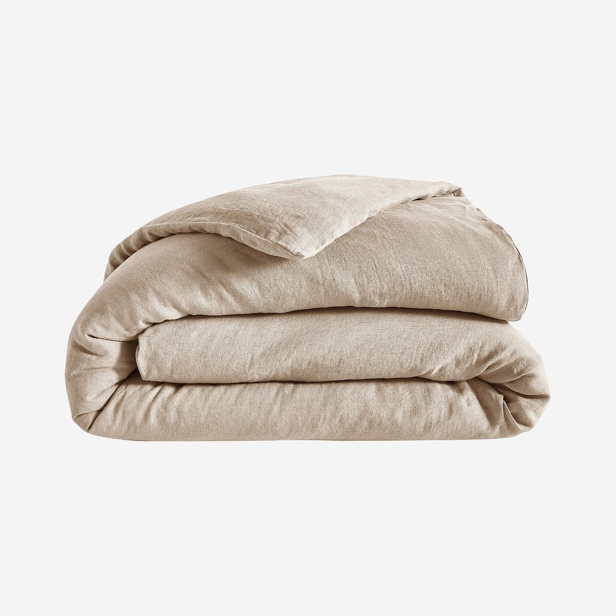Housse de couette en lin BRUNELLE naturel clair, HABITAT