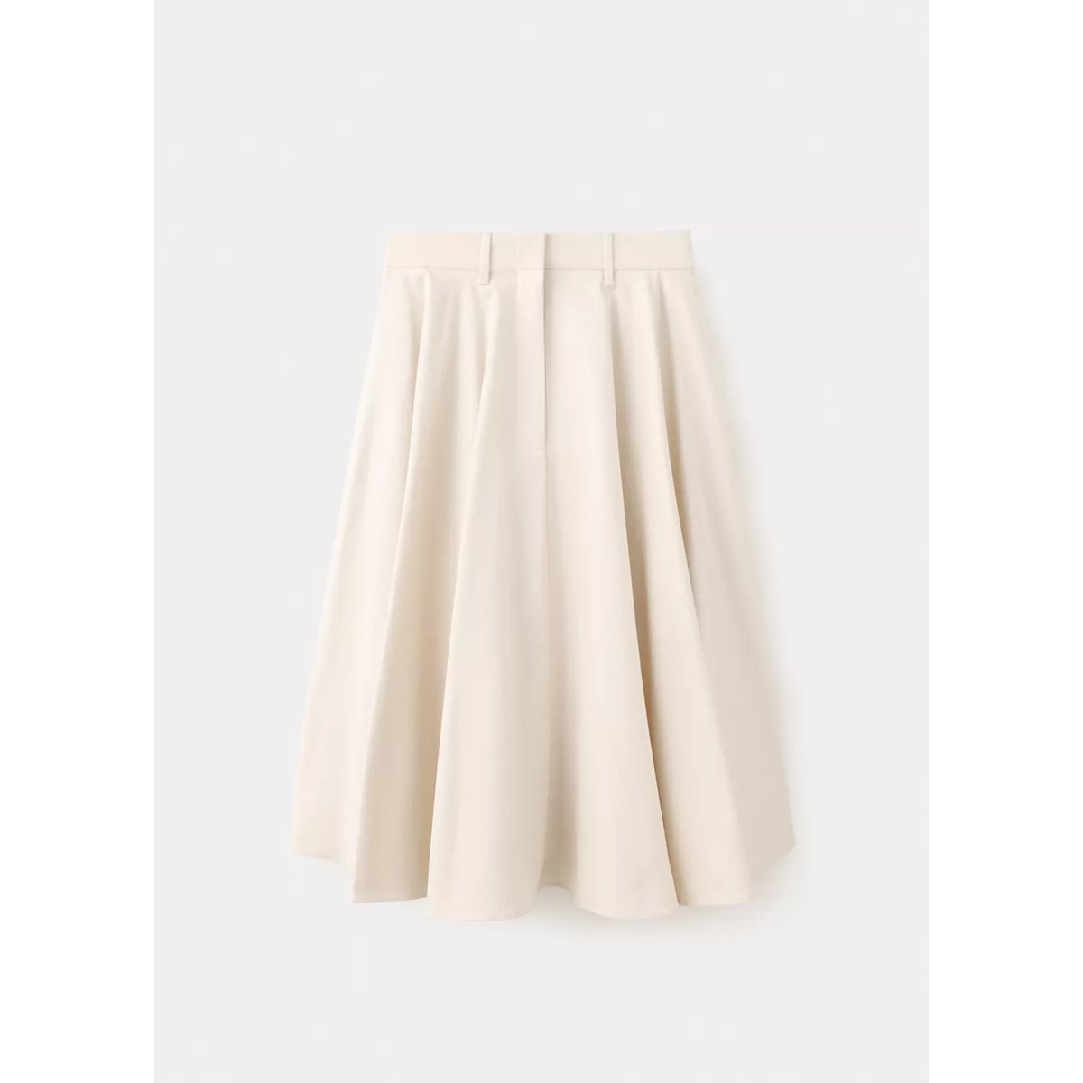 Jupe midi évasée écru, MANGO