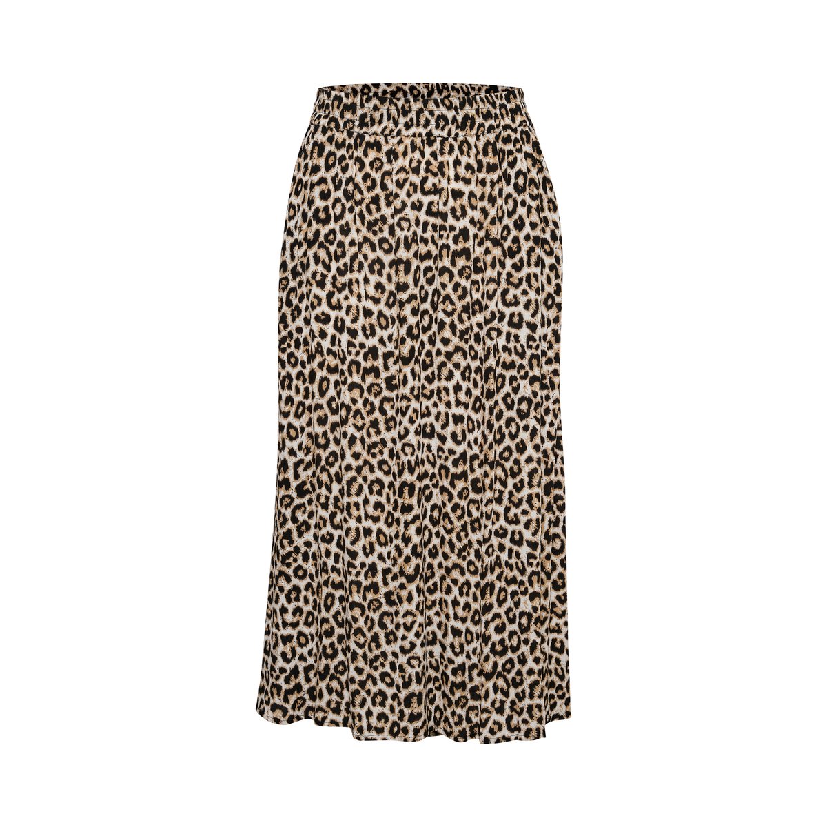 Jupe - tissage léger blanc / beige / noir leo animalier, KAFFE