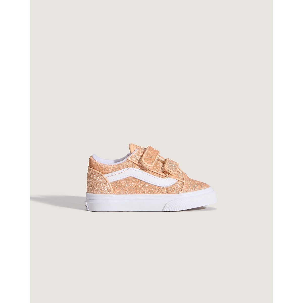 Baskets à scratchs OLD SKOOL V rose, VANS