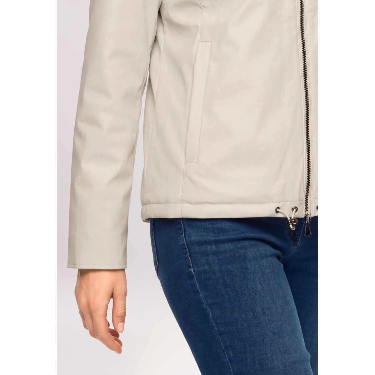 Veste réversible à capuche pastel sand, BETTY BARCLAY