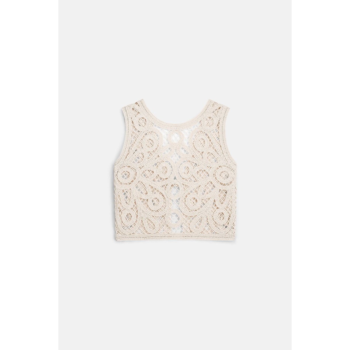 Gloria Embroidered Sleeveless Top cream, LOUISE MISHA