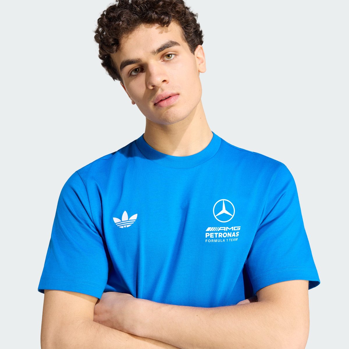 T-Shirt Blue Wonder Mercedes - Amg Petronas Formula 1 Team T-Shirt Blue Wonder Mercedes - Amg Petronas Formula 1 Team blue bird / white, adidas Performance