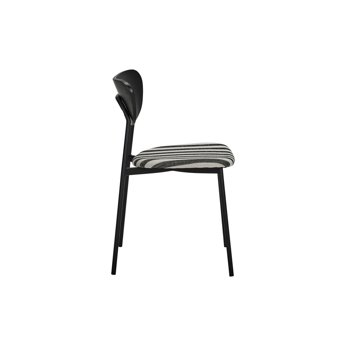 Chaises Must lot de 2 noir, blanc cassé, HOUSE DOCTOR