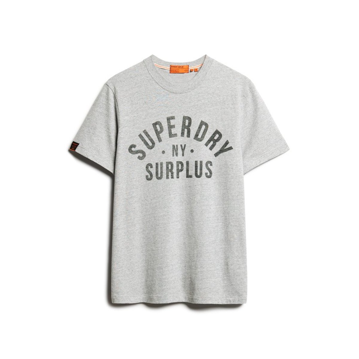 T-shirt à motif Surplus gris surplus moucheté, SUPERDRY