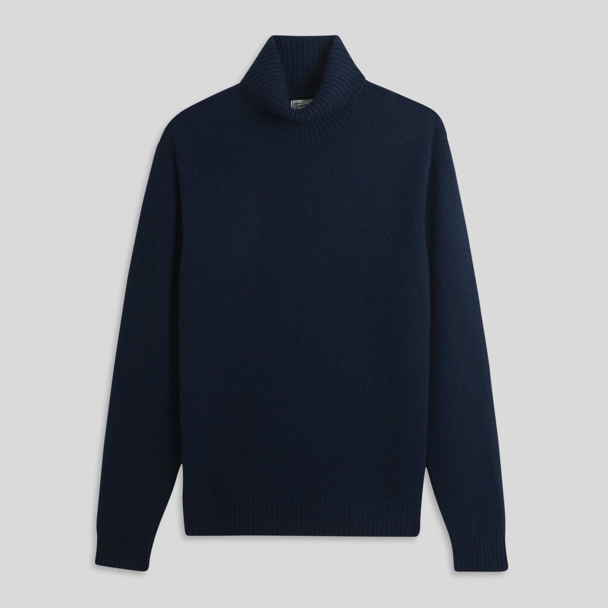 Pull Col Roulé En Cachemire Certifié Oekotex marine, MONOPRIX