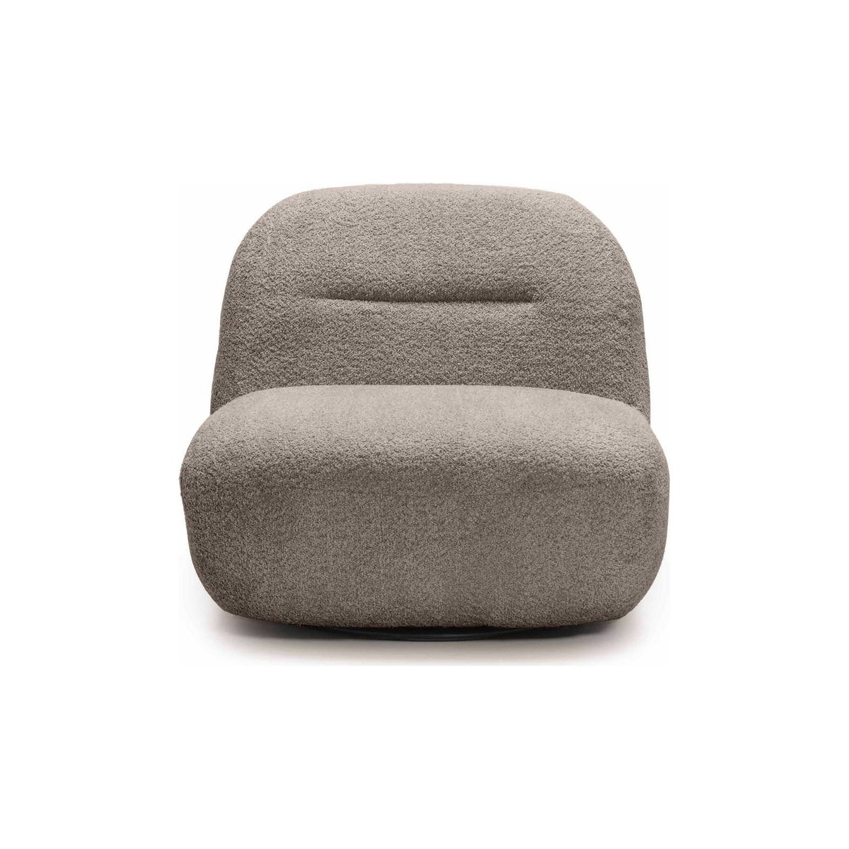 Fauteuil lounge pivotant collection BOCHIC crème, RECOLLECTION