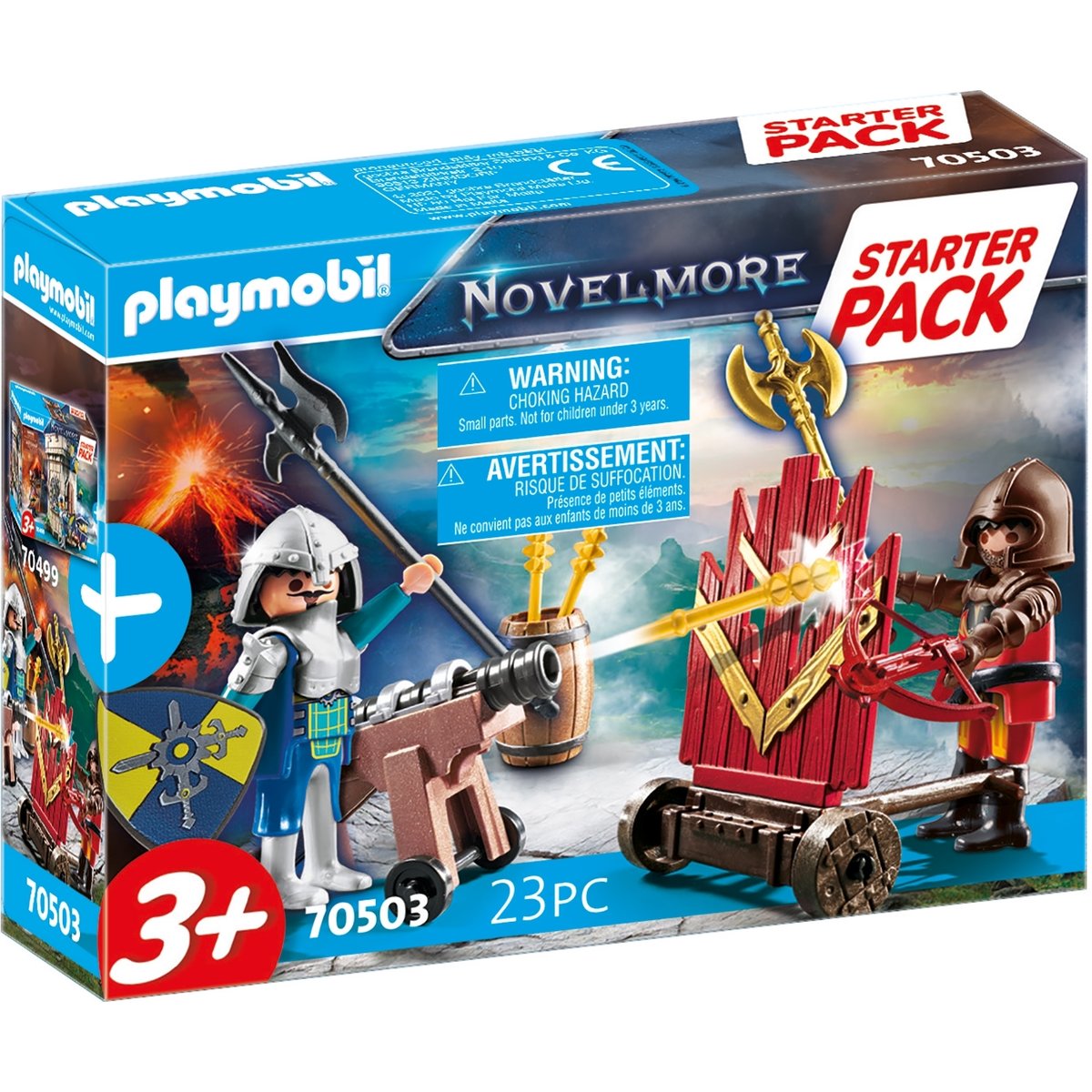 Starter Pack Chevaliers multicolore, PLAYMOBIL