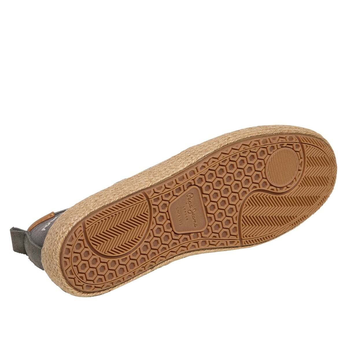 Baskets Blucher Avec Détails En Jute vert gamme, PEPE JEANS
