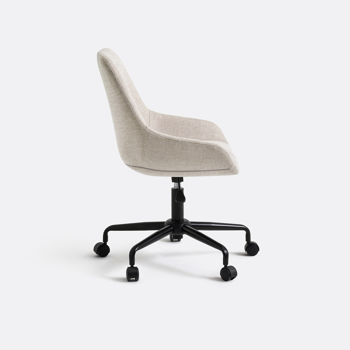 Silla de oficina con ruedas, Asting crudo, LA REDOUTE INTERIEURS