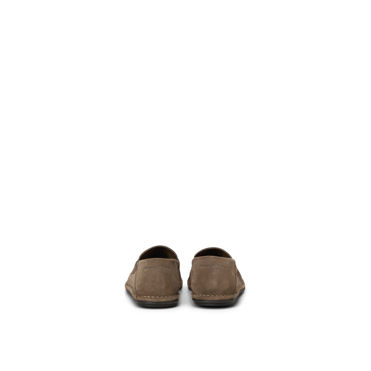 Loafer modèle Alvette en cuir velours doux marron, MARC O'POLO