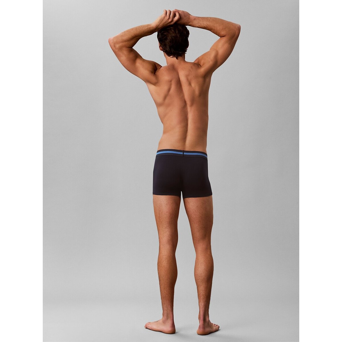 Confezione da 3 boxer nero + blu + grigio, CALVIN KLEIN UNDERWEAR