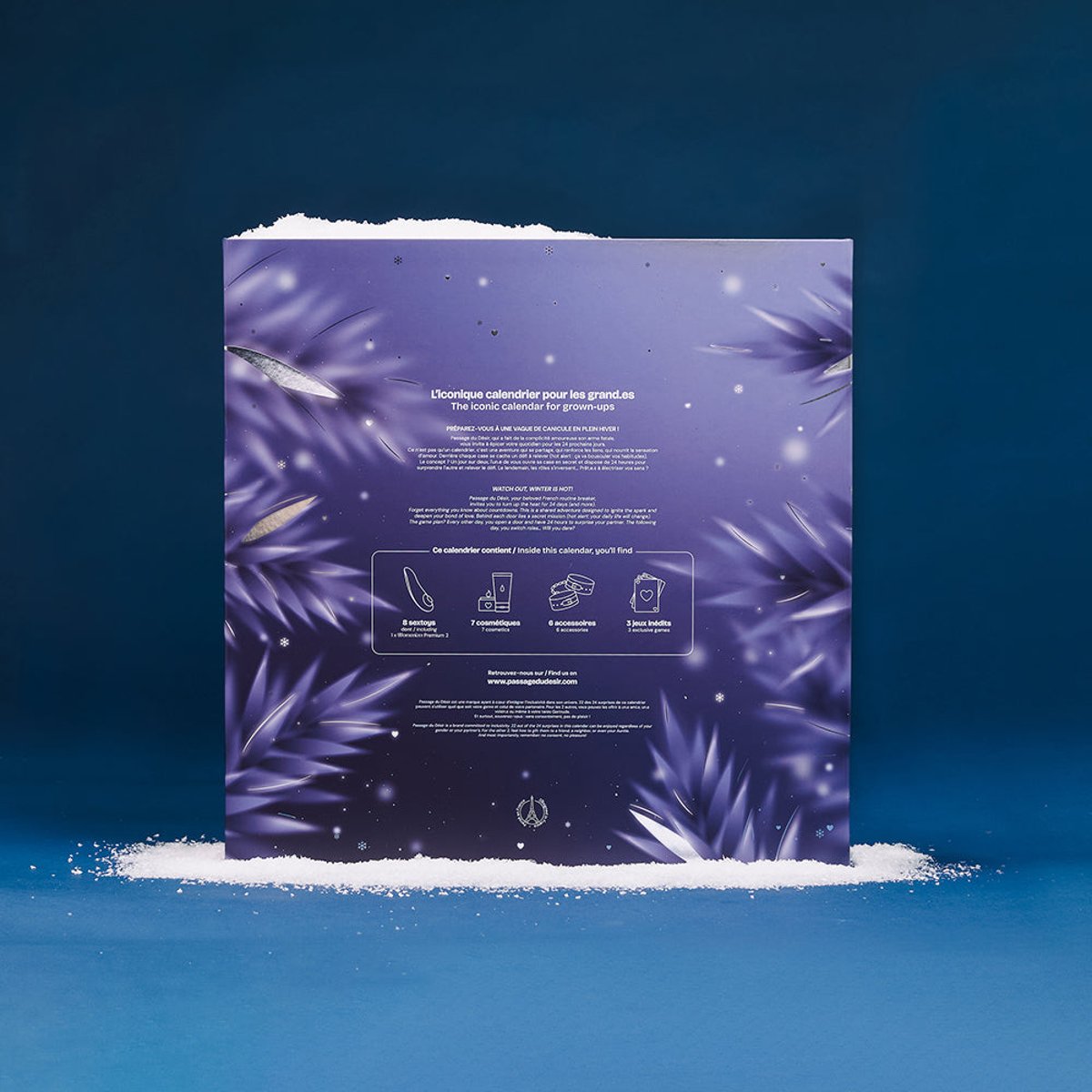 Stimulateur Clitoridien Womanizer Premium 2 Calendrier de l'Avent violet, PASSAGE DU DESIR