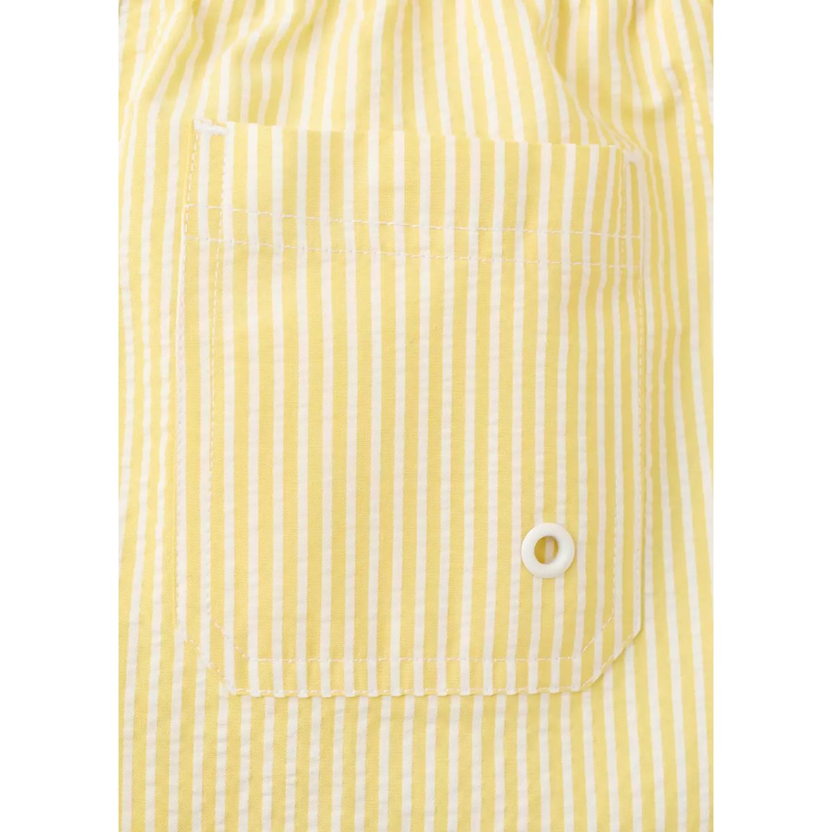 Maillot de bain rayures seersucker jaune, MANGO KIDS