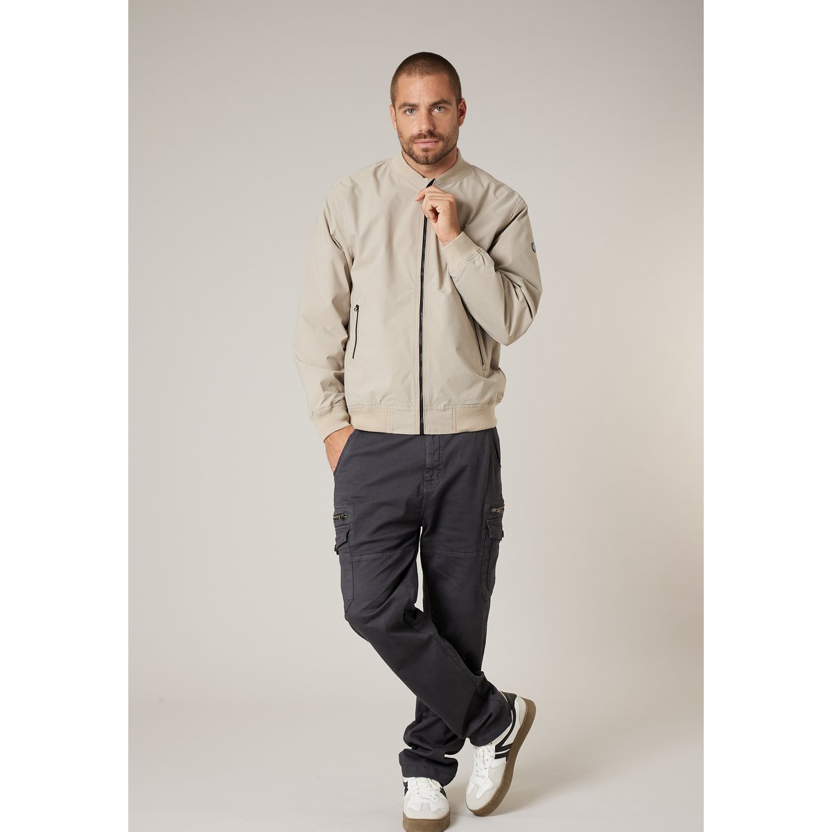 Blouson homme léger style bomber STONIC dune, DEELUXE