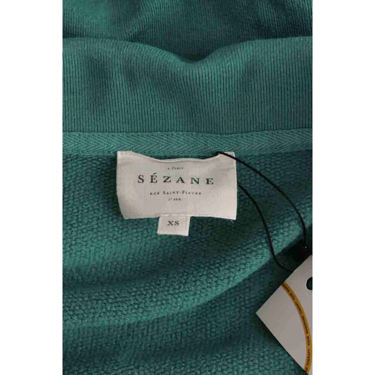 Sweatshirt - Très Bon État vert, SEZANE