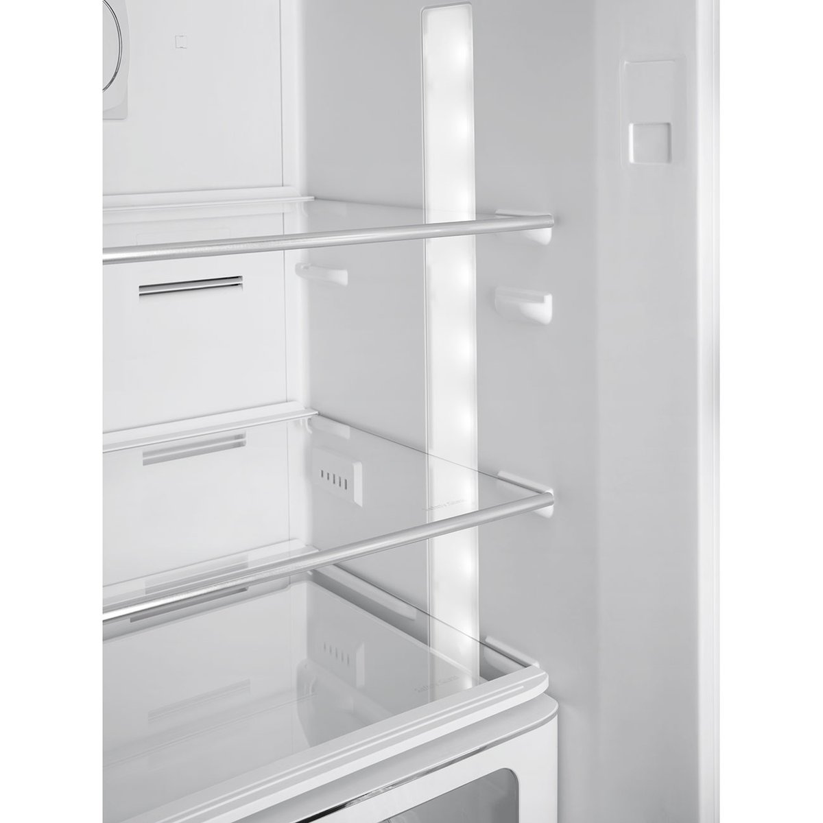 Réfrigérateur 2 portes combiné poignées à gauche FAB32 vert d'eau brillant, SMEG