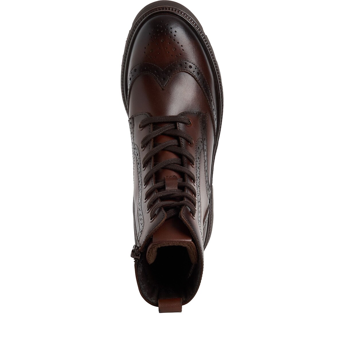 Bottines brogue à lacets, en cuir muscat, TAMARIS