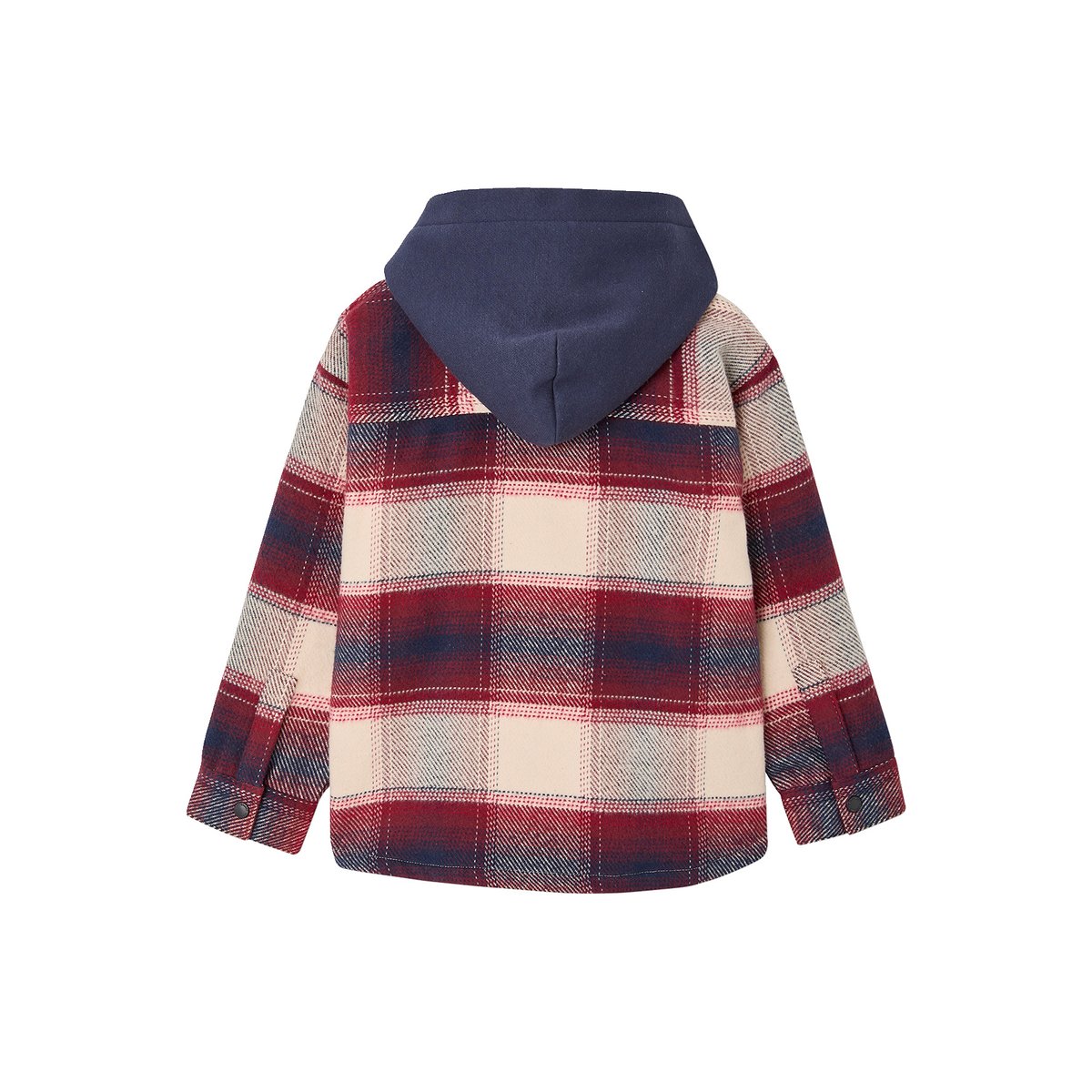 Chemise à capuche bordeaux, VERTBAUDET
