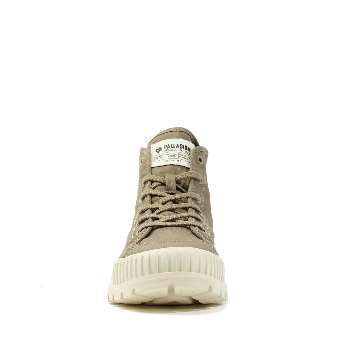 Baskets montantes Pallashock Organic 2 kaki, PALLADIUM
