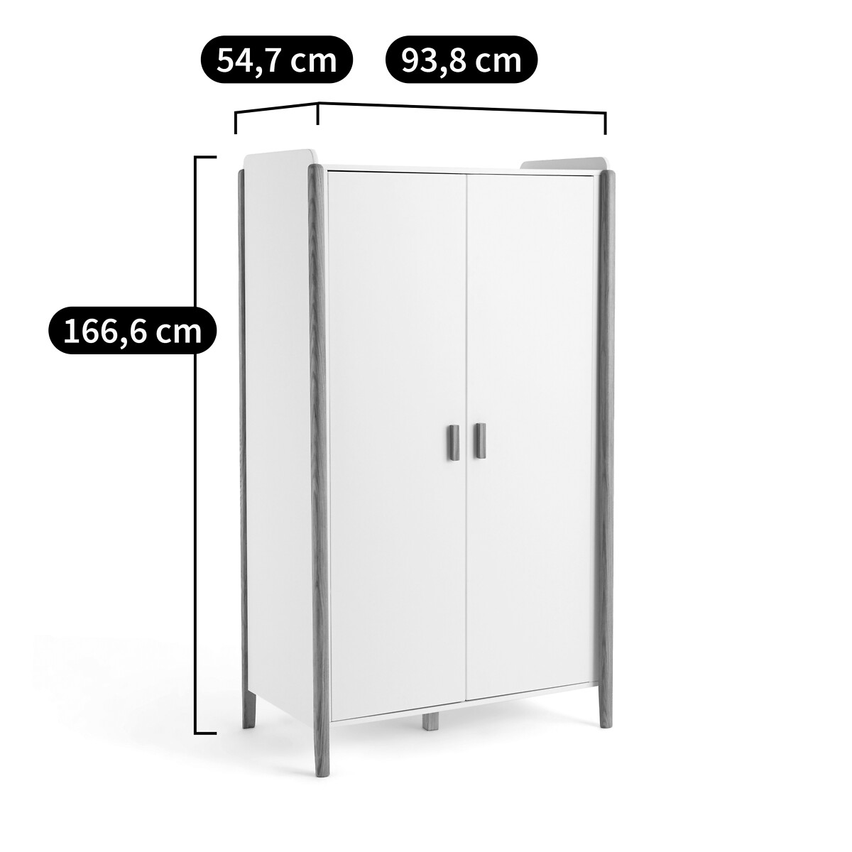 Armoire enfant, Nadil blanc, LA REDOUTE INTERIEURS