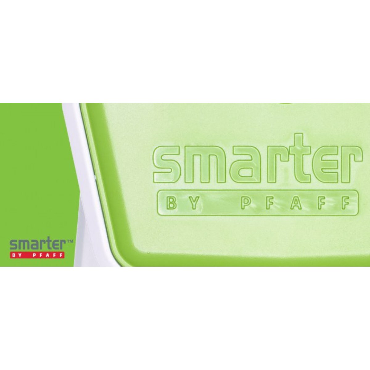 Machine à coudre mécanique smarter 140S blanc + vert, PFAFF