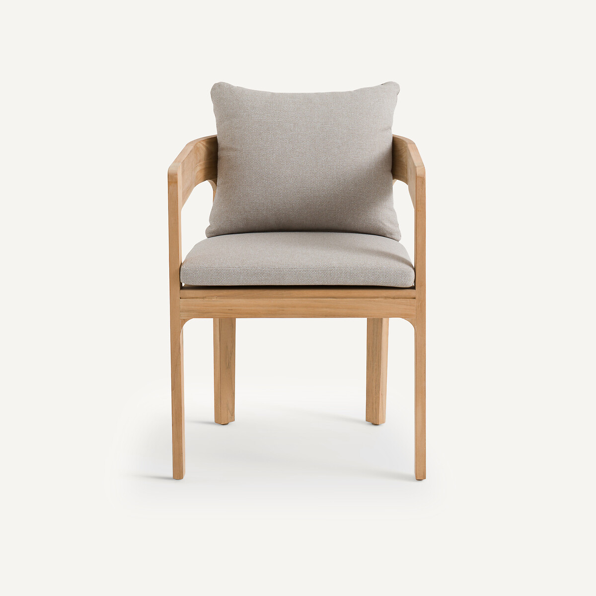Fauteuil de table en teck, Juanpi naturel, AM.PM