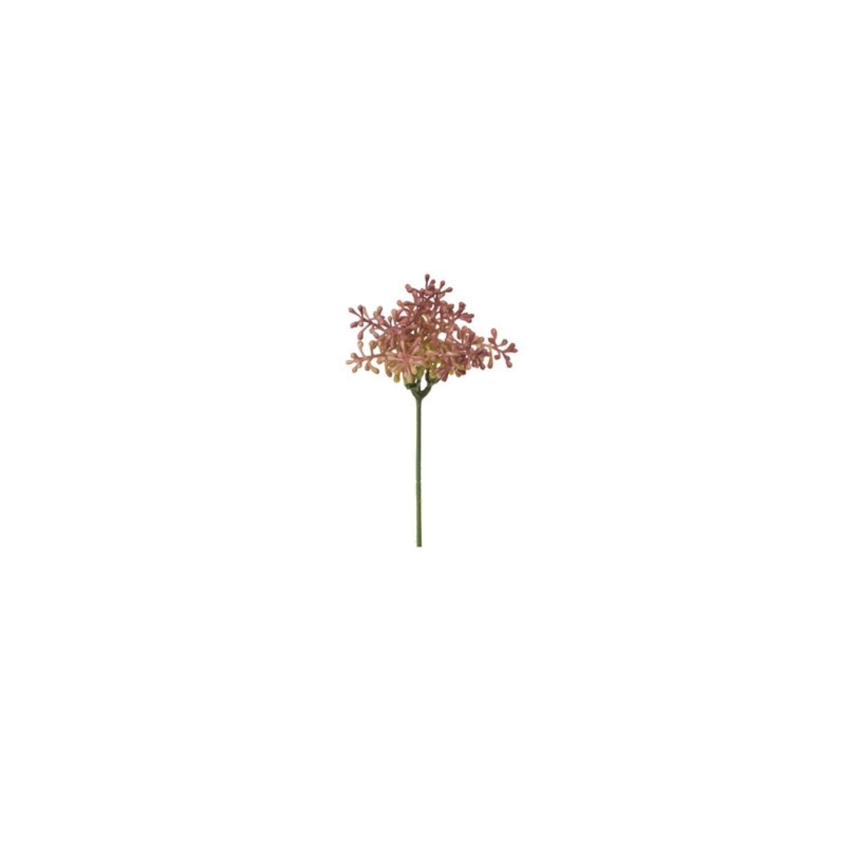 Feuillage bourgeonnant artificiel H19 marron, SIA DECO