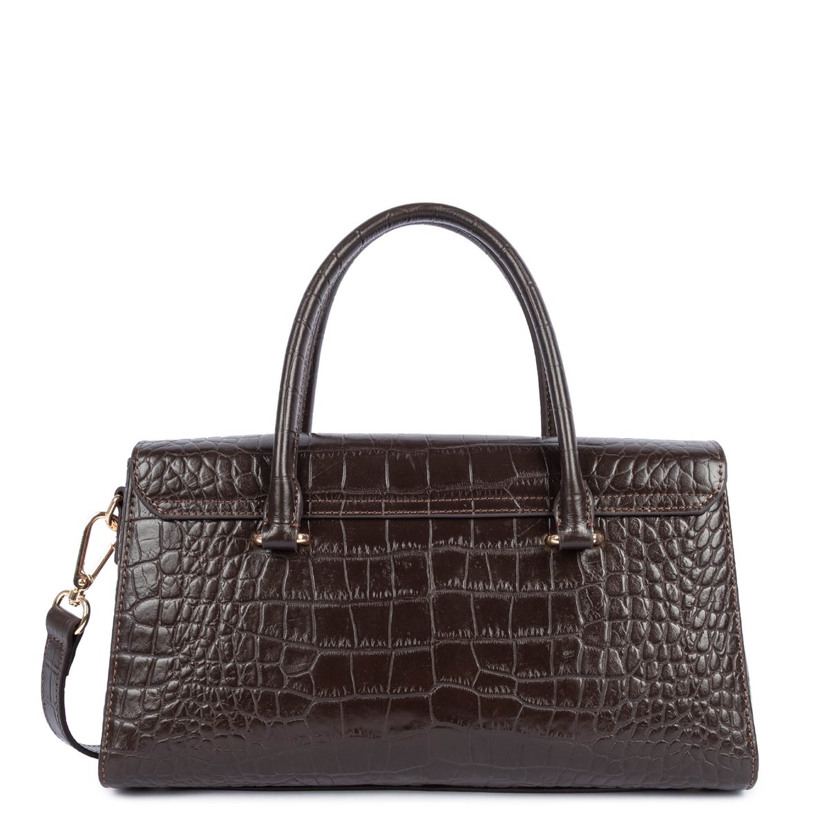 Sac à main EXO marron foncé, LANCASTER