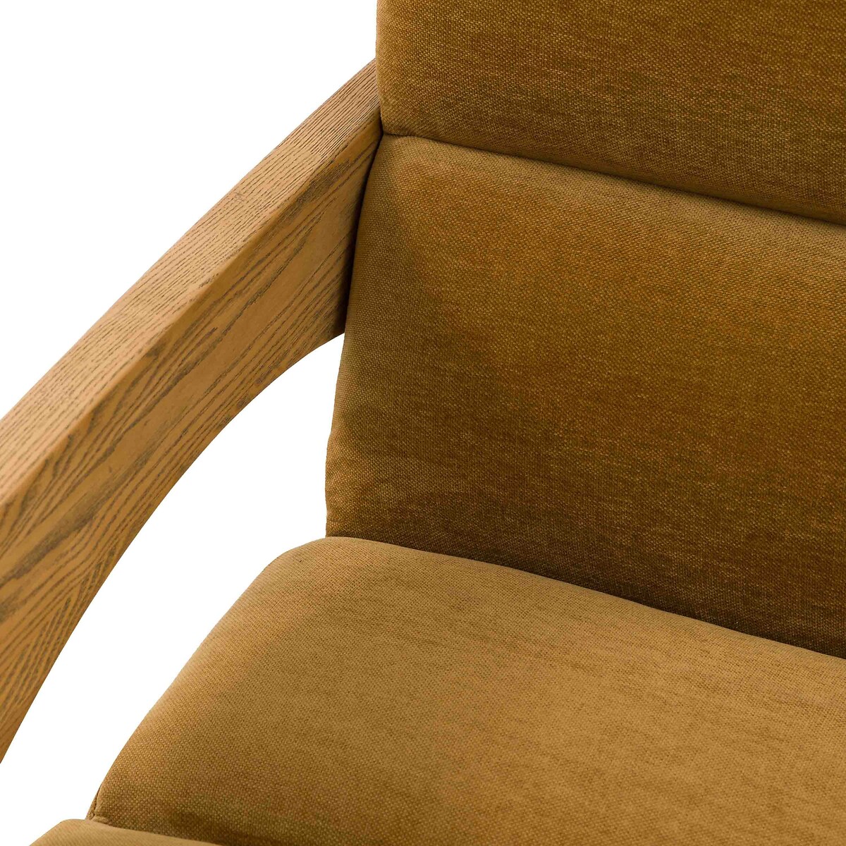 Marzo Velvet Chenille Sculptural Armchair golden, ÉDITÉ