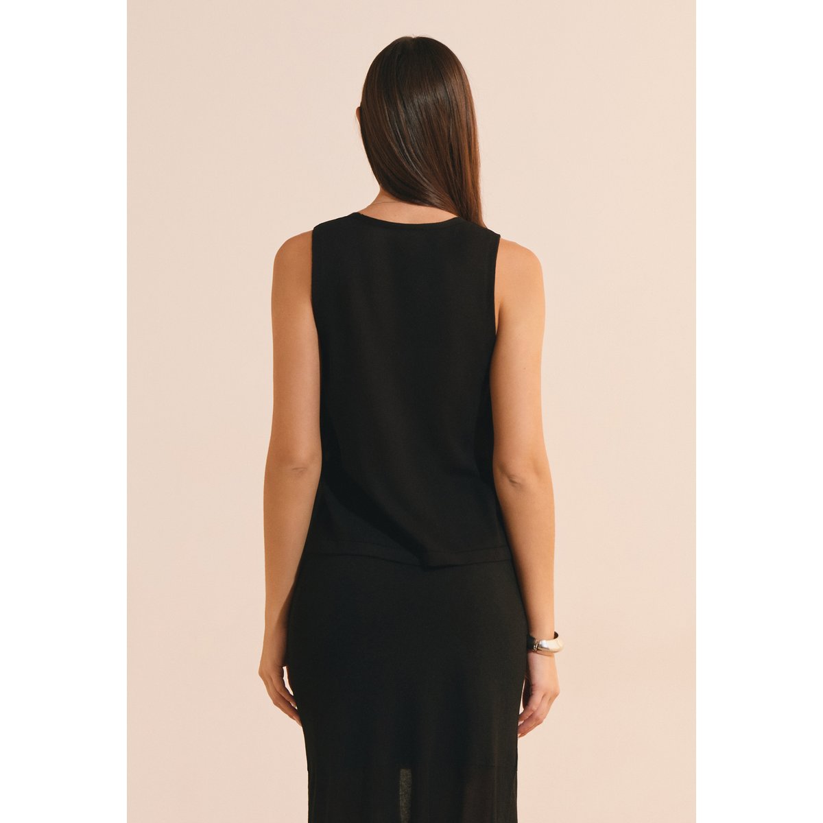 Cardigan manches longues PAMELA noir, ETAM